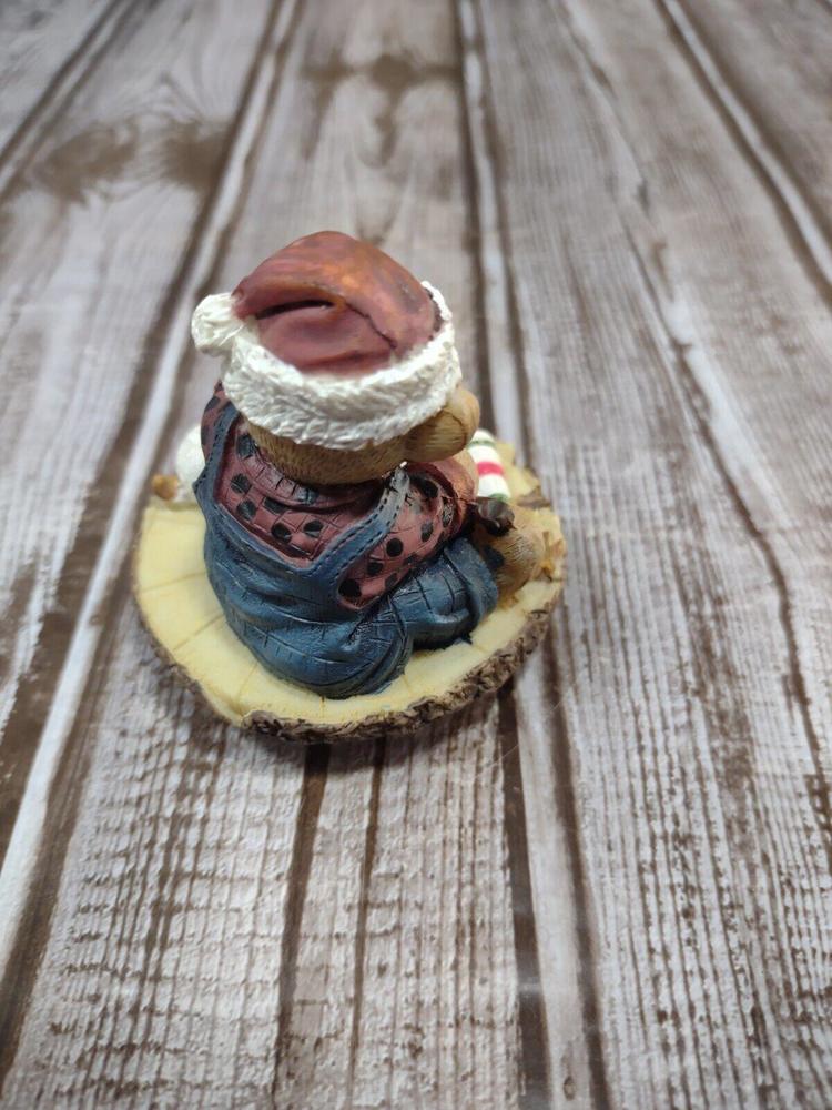 Christmas Small Candle Jar Topper Baking With Teddy Bear and Puppy - Picture 5 of 8